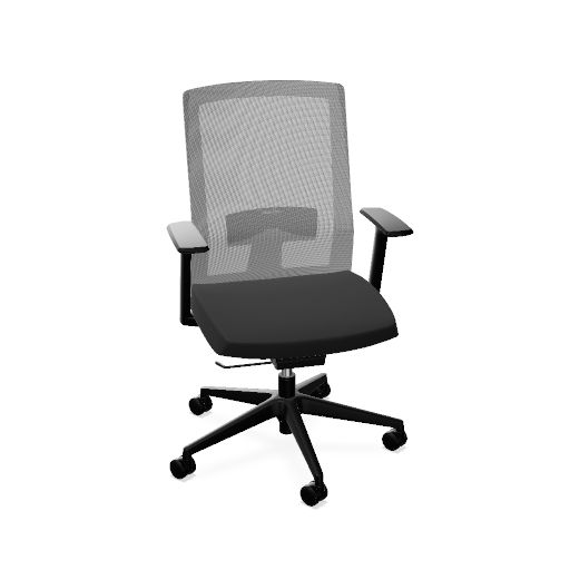 [BUREAUSTOEL.Body_Color=zwart] Bureaustoel Casa Zwart (zwart)