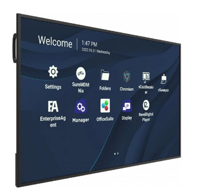 ViewSonic 14 series LED Large Format Display 65" - 4K - 500 nits - 24/7 - non touch