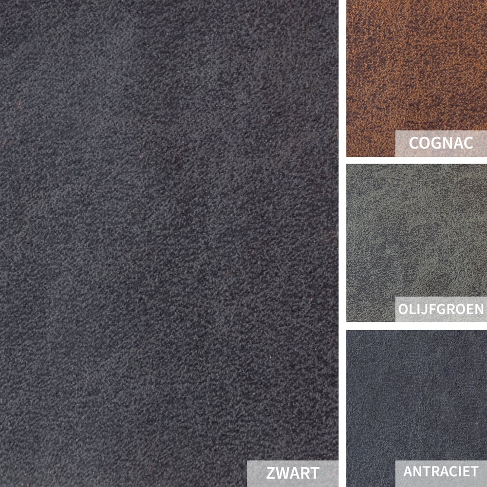 Barrel - 4-poots stoel - in eco-leer