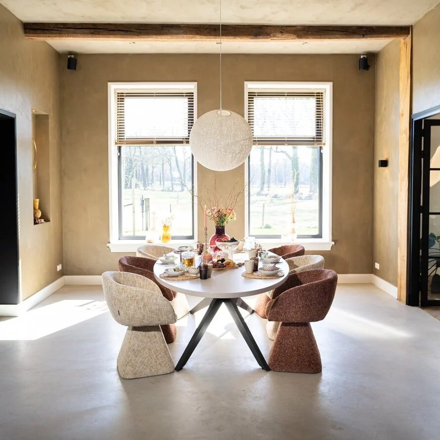 Lenn - draaibaar stoel in chenille