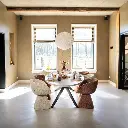 Lenn - draaibaar stoel in chenille