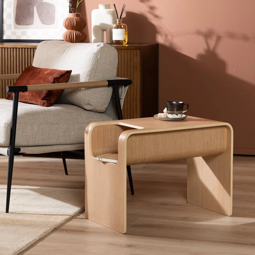 Isla - bijzettafel met opbergvak