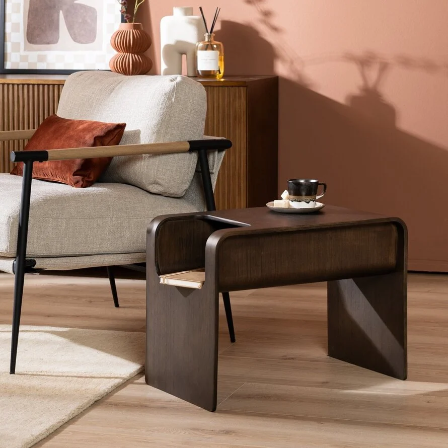 Isla - bijzettafel met opbergvak