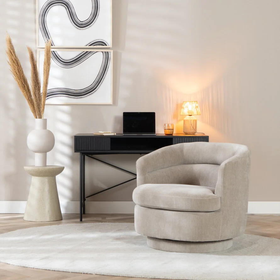Fauteuil Valerie draaibaar chenille