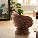 Lenn - draaibare fauteuil in chenille