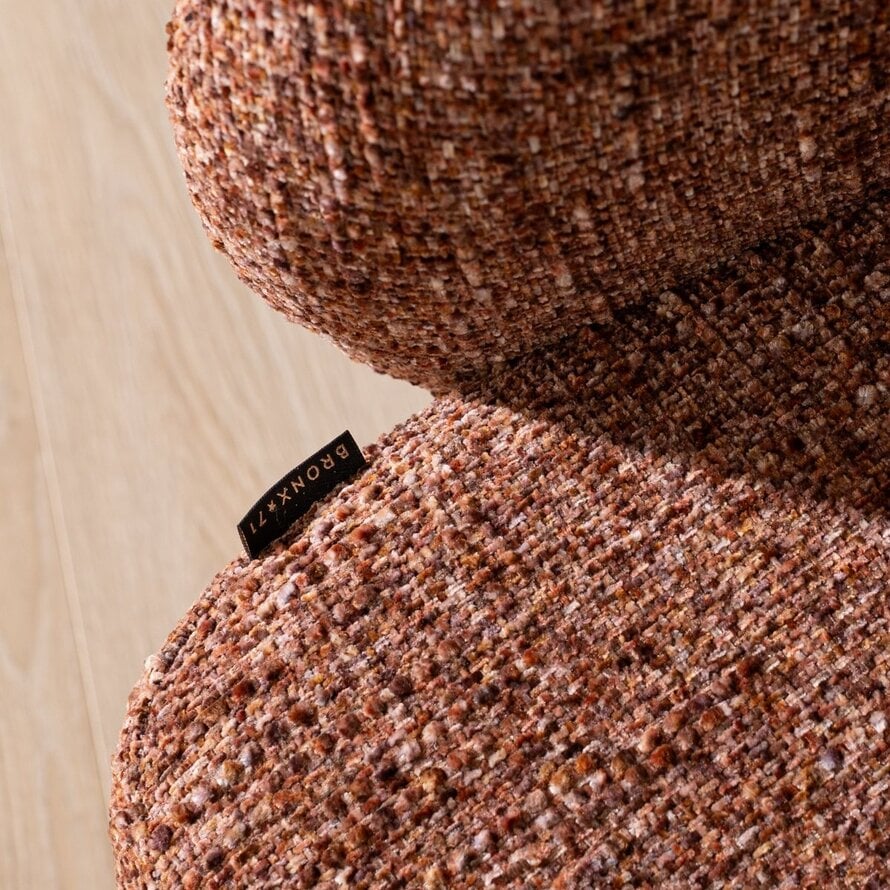 Lenn - draaibare fauteuil in chenille