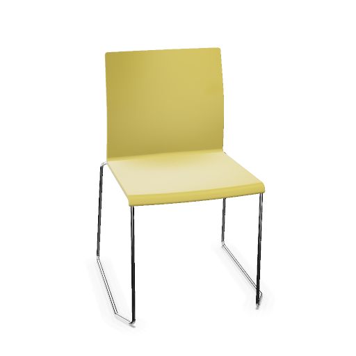 ARTESIA CHAIR  - WIRE STEEL SLED FRAME