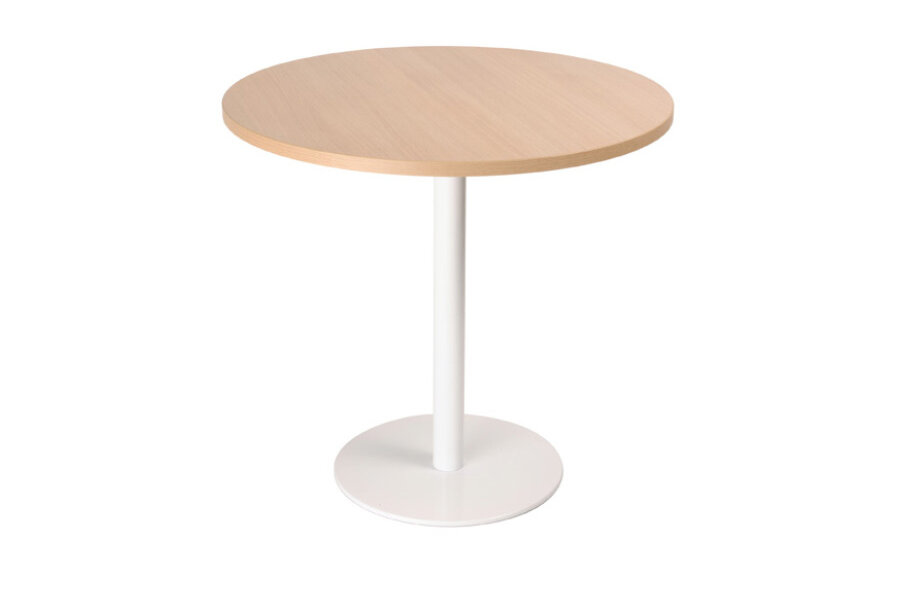 Rondo - lage tafel met centrale poot - hoogte 76,5 cm