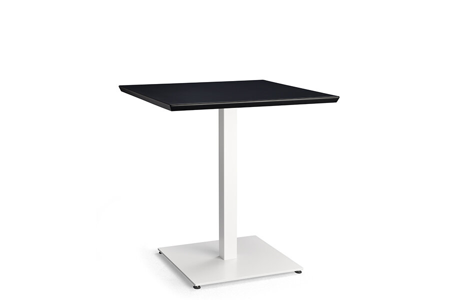 Carro - tafel met centrale vierkante poot - hoogte 76,5 cm