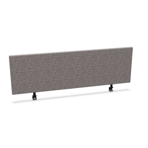 Acoustic wall on top of the desk 