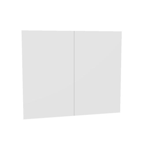 Sharp Wall whiteboard wall, 198x236 cm, 2 panels