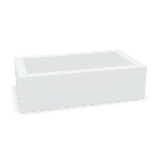 Plantenbak b80xd44,2xh22 wit