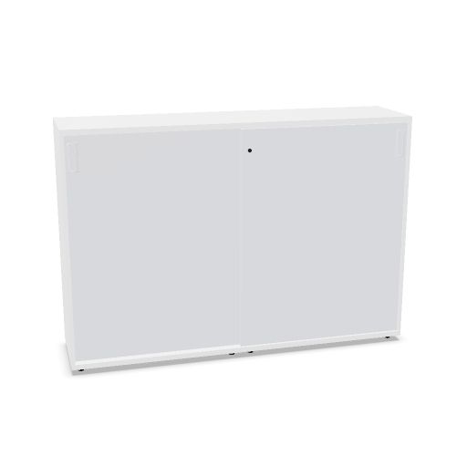 Storage units with sliding doors  W. 136,5  H. 115  D. 40,4 