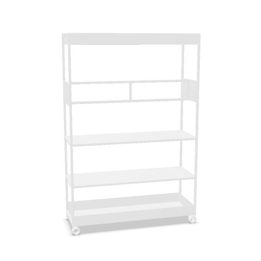 Mobile wall on castors - H. 180 W. 120  H. 180  D. 42 