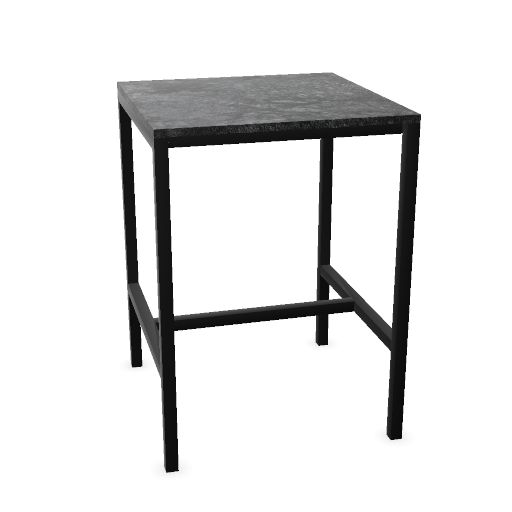 Arca bartafel 80x80cm vaste hoogte