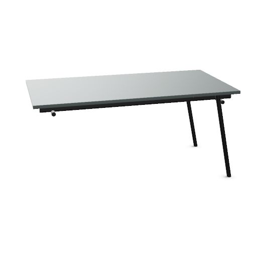 Desk to be connected to the cabinet DV504 Milo - L.160 / D.80 / H.75