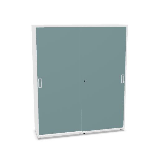 Storage units with sliding doors W. 136,5  H. 164,5  D. 40,4 