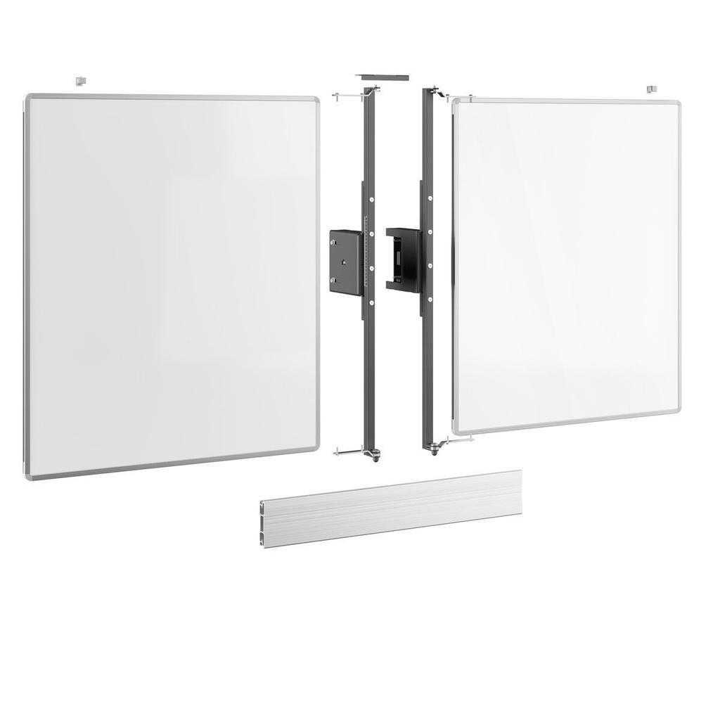 [7300860] Vogel's RISE WBS86 Whiteboard Set voor 86" op muurlift