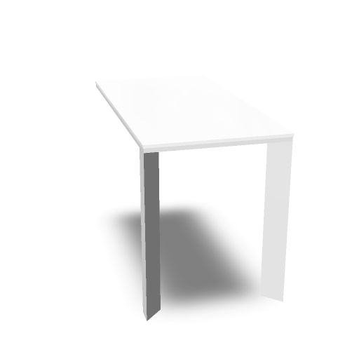 [TOP_GLASS.XXCategory=Glass;TOP_GLASS.V01=VBI1;LEG.V02=MBI1;MARKET.XXMarket=E;MARKET.XXWeight=1] Glass return - For desks W. 160 - 180 - L.120 / D.60 / H.74.5