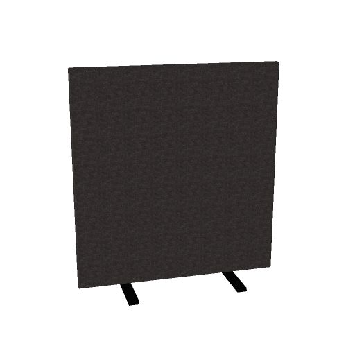 [AKDIV.UPH.H130.B120@uphol 130 120 Carlow cam_clw01 PG1 RAL9005 Standard] Akoestische roomdivider  (uphol, 130)