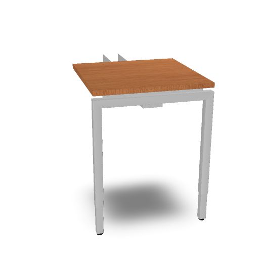[ARAT06HI-801LEAL@80 1 LE AL] Arca aanbouwtafel 60x60cm hoogte instelbaar (LE)