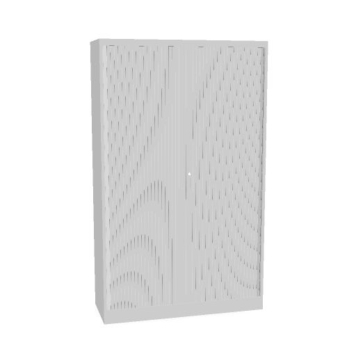 [EC2000-AL@AL ST] Ecotec roldeurkast 198x120x45cm (AL, ST)