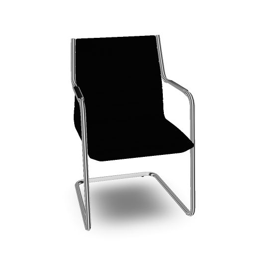[JLVA010D00NX01@Classic NX NX01 chrome] Classic visitor chair (NX01)