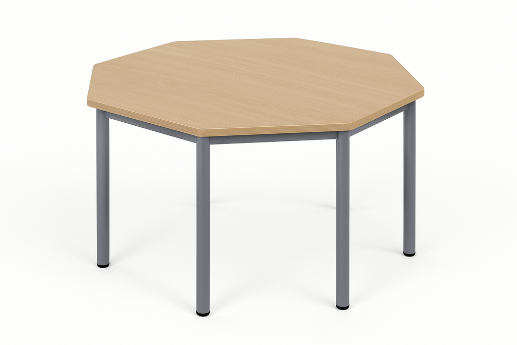 [OCTATABLE-120-76-MEL] Achthoekige tafel - Ø 120 cm