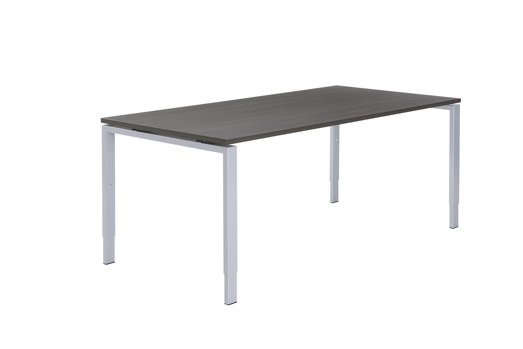 Carré vergadertafel recht 160 x 80 cm, poottype A, instelbaar 62 - 86 cm