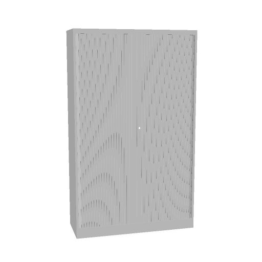 Ecotec roldeurkast 198x120x45cm (Aluminium, ST (Structuur), AL, ST, Geen, ST)