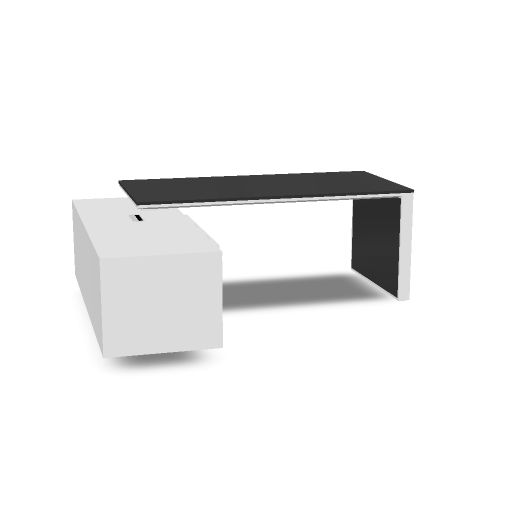 desk with panelled leg W. 180  H. 75  D. 90  (CatM2, MNE3, Elektrisch, 1, MBI1, SX, Categorie M2, MNE3, Service_Units.XXCategorySU=CatM1;Service_Units.V04=MBI1;Service_Units.XXPEDShelves=PVC;Leg.V02=MBI1;Top_Access.V13=AL04;Side.V81=SX;MARKET.XXMarket=E;MARKET.XXWeight=1, E, CatM2, Geen productkenmerk opgegeven., Geen, 1, CatM2)