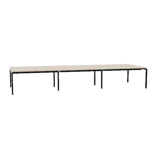 Arca bench 6 persoons 160x80cm vaste hoogte