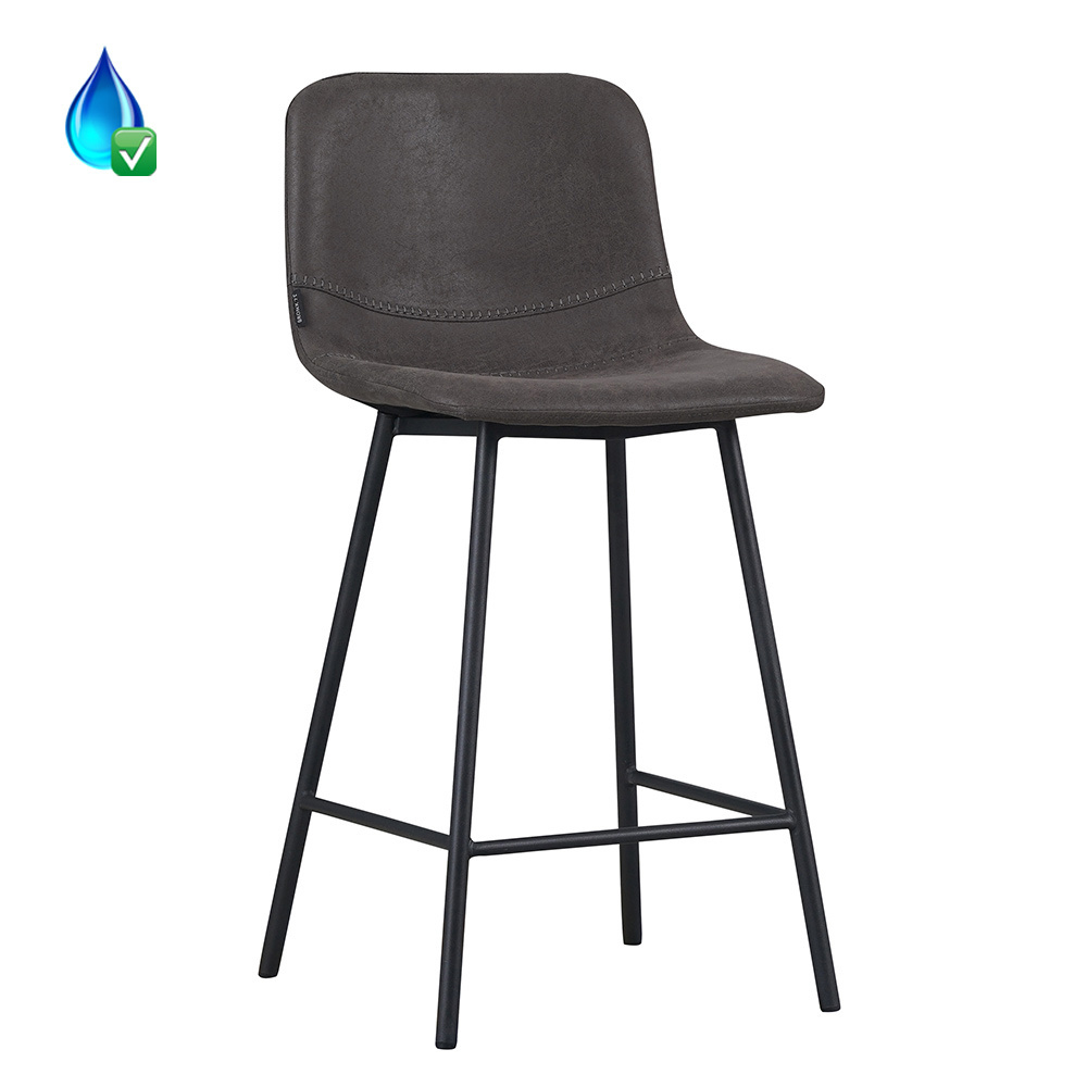 Mikky - barkruk 4-poots - in eco-leer