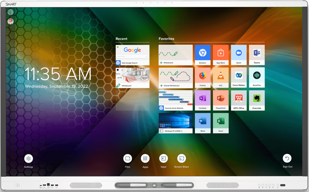 SMART touchscreen MX 75" - MX075-V5