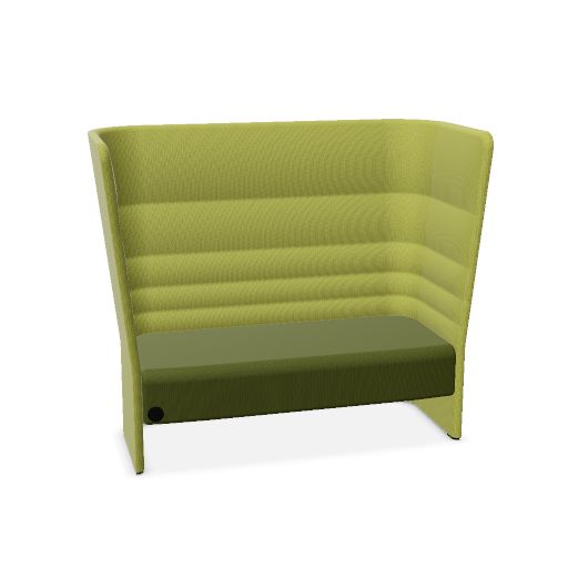 CELL 128 2 seater sofa with structure all the way down