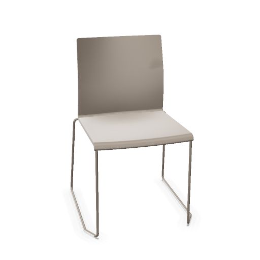 ARTESIA CHAIR  - WIRE STEEL SLED FRAME