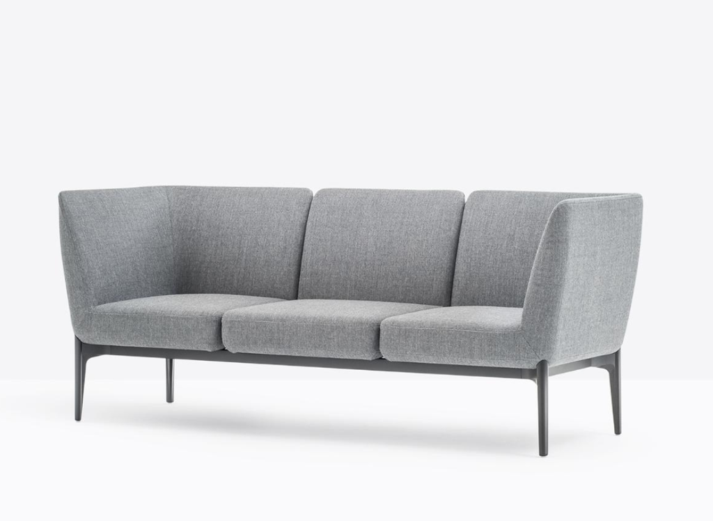 [DSO_3AAL-TBA] Social 3-zit  - fauteuil met armleuningen - in kunstleder of gestoffeerd (Nog te bepalen, Nog te bepalen, Nog te bepalen)