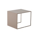 Bianca - bijzettafel in gelakt metaal - H 37 cm