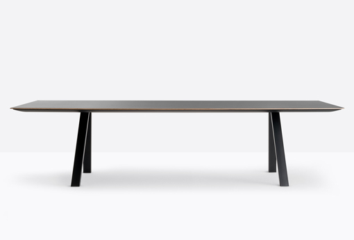 Arki - vergadertafel - blad anti-fingerprint zwart