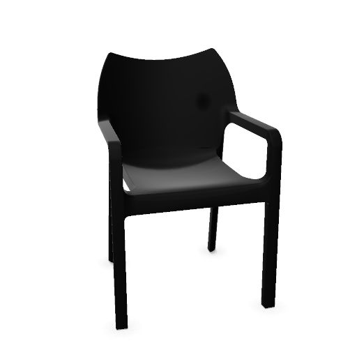 Diva stoel Black
