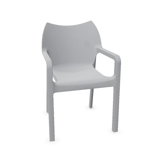 Diva stoel Dark grey