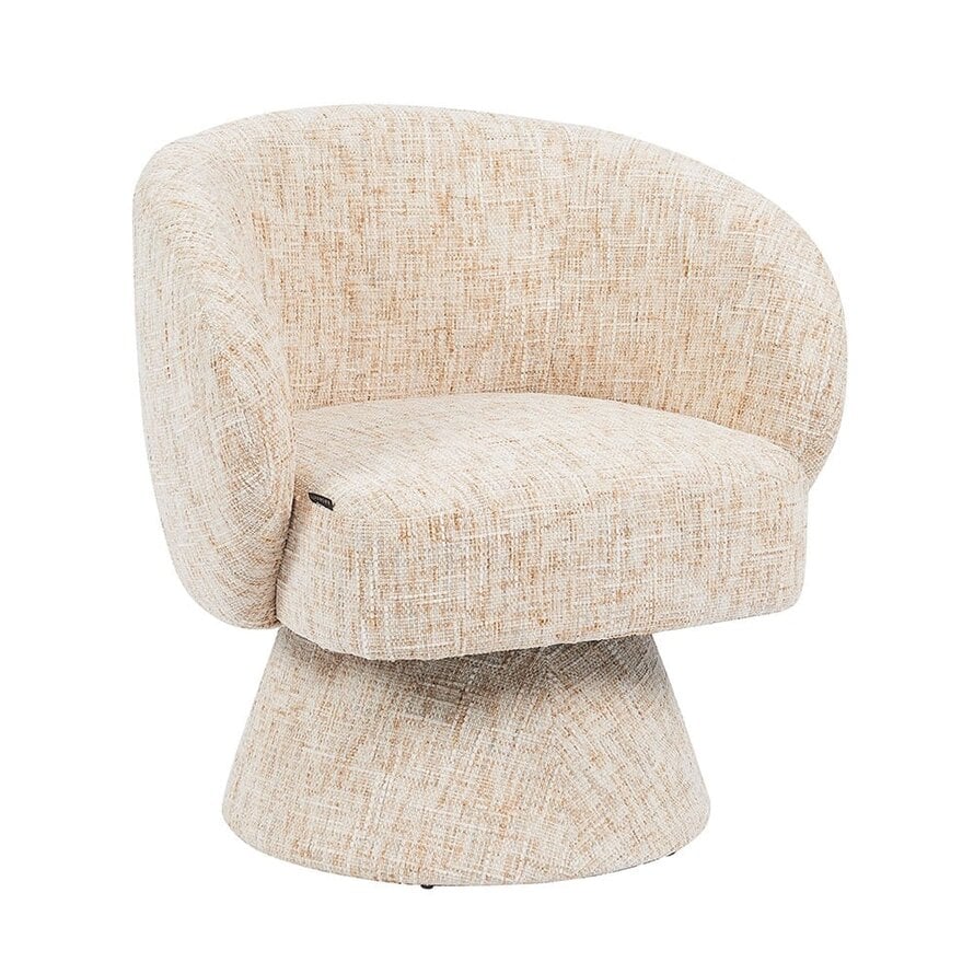 [LENN LBW-F-CESTINO-TBA] Lenn - draaibare fauteuil in chenille (Nog te bepalen)