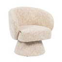 Lenn - draaibare fauteuil in chenille