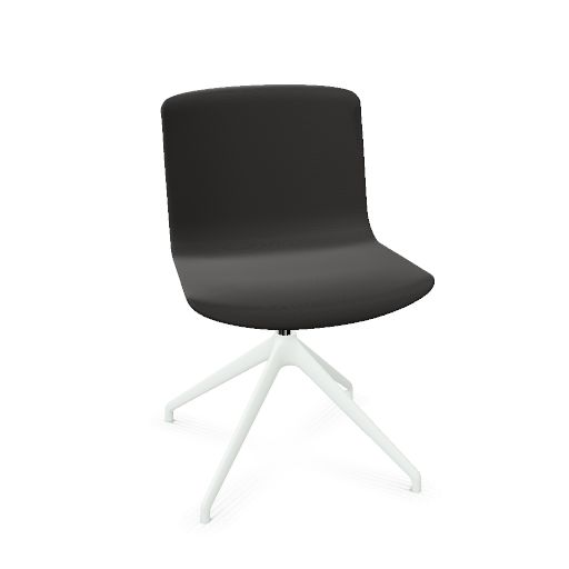 Chair with 4-star base, fixed height