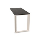 rh/lh extension table for desk L. 200 cm or central for desk L. 160 - 180 - 200 cm W. 120  H. 75  D. 60 
