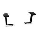 Height and width- adjustable 4D arms with depth-adjustable and pivoting top