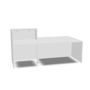 Composition 3 - Specify R or L - W. 200 NOT AVAILABLE in NM / RS finish - L.226 / D.84 / H.112.5