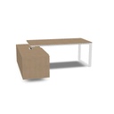 desk with open leg W. 180  H. 75  D. 90 