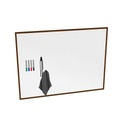 Sharp Oak whiteboard, 90x120 cm