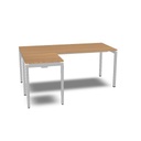 Arca bureau 180x80cm vaste hoogte